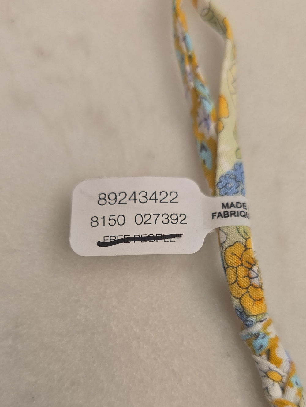 NWT Free People x Ariana Ost Era Strand Fabric Necklace - Picture 6 of 8